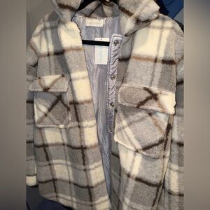 Plaid Fleece Jacket